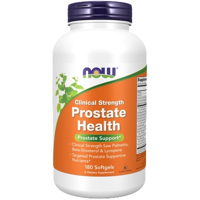 NOW NOW Clinical Strength Prostate Health (подкрепа на простатата), 180 софтгел капсули