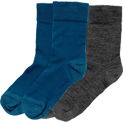 Devold Daily Merino Light Sock 2Pk Kid modrá/sivá
