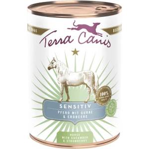 Terra Canis Sensitive Horse with cucumber & strawberry 400 г