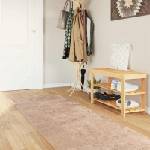 vidaXL Каса за килим MARSA Пясък 80 x 250 cm Полиестер и PVC (42023113)