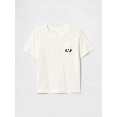 GAP Бебешка тениска с джоб Gap GAP | Byal | Момчешки | 74-80