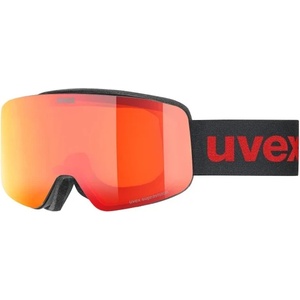 uvex Детска ски маска Uvex Kid's Pwdr Full Mirror S2 (VLT 29%) Ski goggles - Black Matt / Mirror Red - размер One Size (417-3738-0111)
