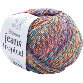 YARNART Jeans Tropical 612 Multi Плетива прежда (Jeans Tropical 612)