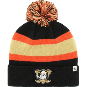 47 Nhl anaheim ducks breakaway cuff knit черно, жълто, оранжево uni (h-brkaw25ace-bkb)