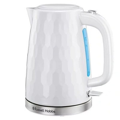 Russell Hobbs RUSSEL HOBBS Honeycomb 26050-70/RH Чайник, бял, компактен, настолен (26050-70)