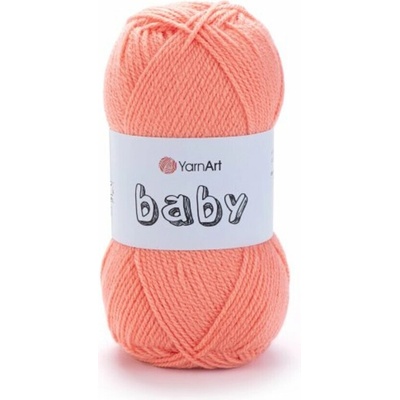 Yarn Art příze Baby 622 lososově oranžová
