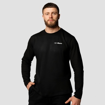 GymBeam Мъжка тениска Basic Long Sleeve Black XXXL