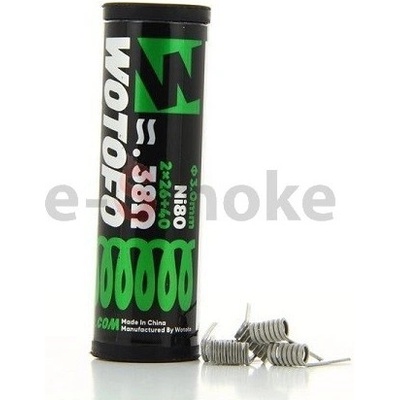 Wotofo Dual Core Fused Clapton Ni80 0,38ohm špirálky 10ks