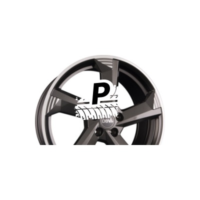 DBV Torino III 8x18 5x108 ET45 anthracite gloss front polished