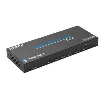 ATEN Сплитер PROCONNECT, HDMI 2.0, 4K@60Hz, 1x4 (PC-104SP-S2.0P) (PC-104SP-S2.0P)