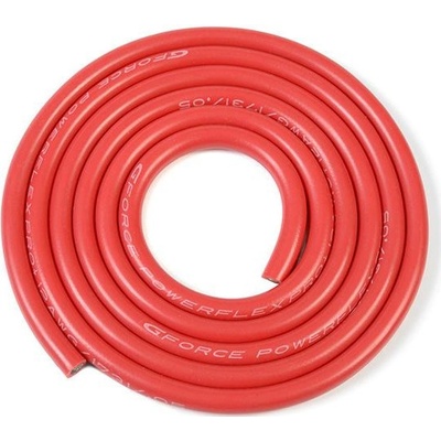 GForce Kabel se silikonovou izolací Powerflex 12AWG červený 1m