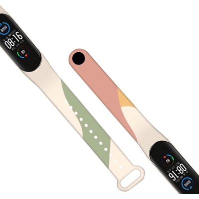 HQWear Резервна силиконова каишка Strap Moro Camo за Xiaomi Mi Band 4/Mi Band 3, Камуфлаж-5 (9145576236949)