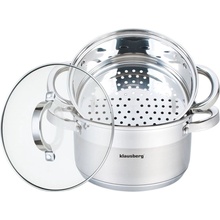 KINGHoff Parný hrniec Klausberg Súprava 3ks 18 cm Kb-7135