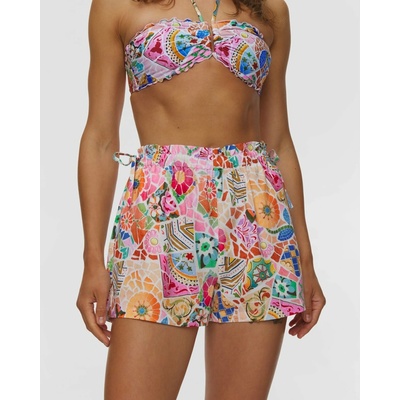 Seafolly Side Drawstring Shorts dámské lněné šortky