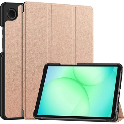Gigapack Samsung Tab A11 LTE GIGAPACK Tok стоящ, с кожен ефект, активен FLIP, държач за настолен компютър, GOLDEN GP-177302 (GP-177302)