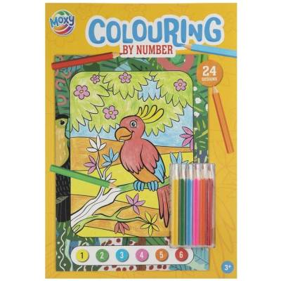 Moxy Книжка за оцветяване, А4, 24 дизайна (5525100199)