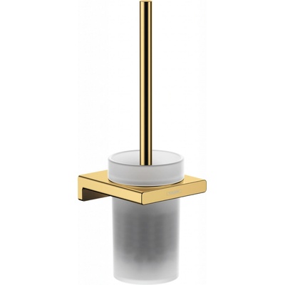 Hansgrohe AddStoris WC kefa nástenná matné sklo leštený vzhľad zlata 41752990