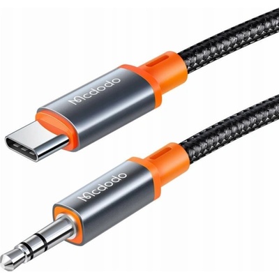 Mcdodo CA-0820 USB-C na mini jack 3,5 mm AUX, 1,2m, černý