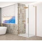 SAPHO Trinity - Душ кабина 110x120 см, лява, прозрачно стъкло/златисто GT5612-11CL-G (GT5612-11CL-G)
