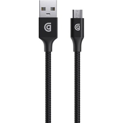 Griffin Кабел Griffin Premium, от USB micro-b(м) към USB-A(м), 1.5m, 12W, черен (GC43082)
