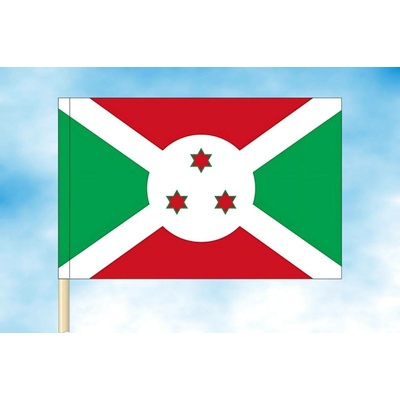 LIBEA, s.r.o. Vlajka Burundi Rozměr: 30×45 cm, Uchycení: Návlek na žerď