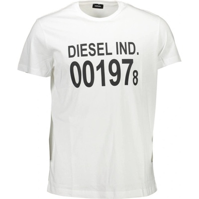 Diesel pánske tričko krátky rukáv biele