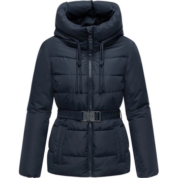 Marikoo Дамска зимна яке HIMEE 16 с висок яка и лента, navy (M-104-830.HIMEE16.302_navy)