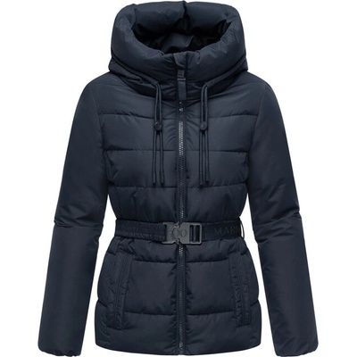 Marikoo Дамска зимна яке HIMEE 16 с висок яка и лента, navy (M-104-830.HIMEE16.302_navy)
