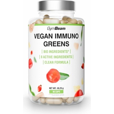 GymBeam Vegan Immuno Greens 90 kapsúl