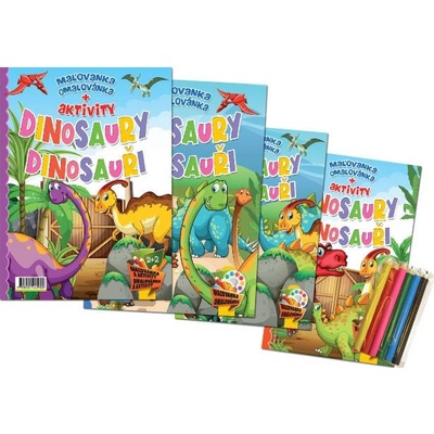 Dinosaury Maľovanka aktivity komplet