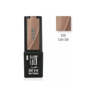GlamLac Gel lak magnetický hnědý 029 Café Silk 6 ml