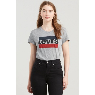Levi's® dámske tričko THE PERFECT Graphic tee 17369 0303 Sivá