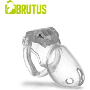 Brutus Прозрачна пенис клетка с 4 пръстена Brutus Stealth Cage