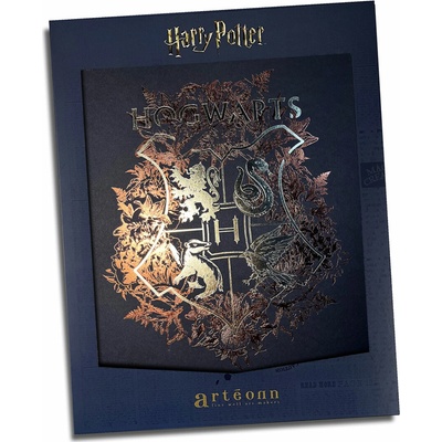 Artéonn Plakát černý znak Bradavic, Harry Potter