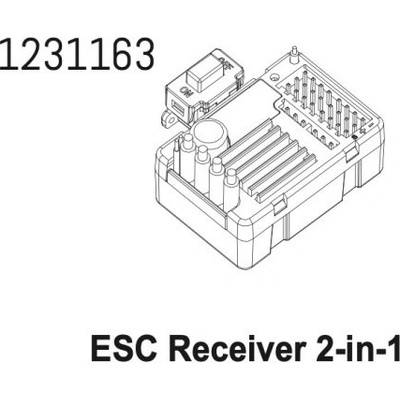 Absima 1231163 2in1 ESC&Receiver Wolf
