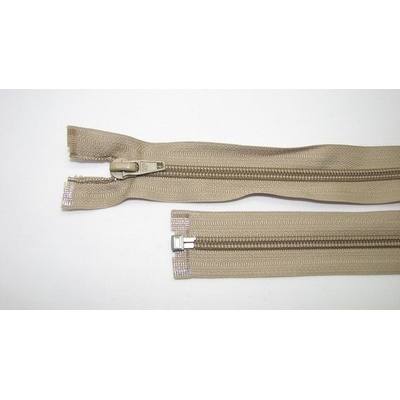 Zips špirála deliteľný 5mm - dĺžka 35cm, farba béžová