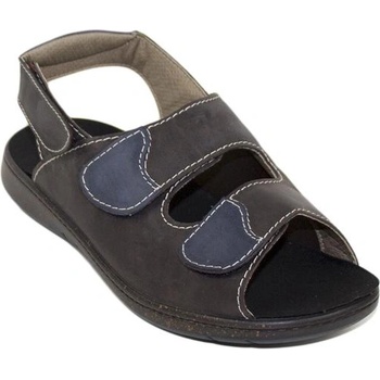 Image 1 of Български обувки Мъжки ортопедични сандали естествена кожа orthobrown