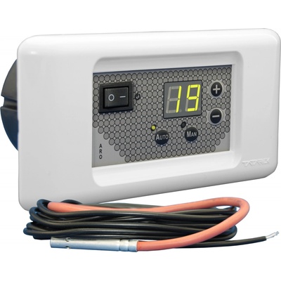 TATAREK regulátor otáček ventilátoru RT-03C ARO s teplotním čidlem - titanový – Sleviste.cz