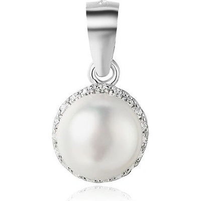 Beneto Stříbrný přívěsek se sladkovodní perlou AGH97