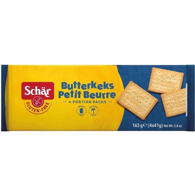 Schär Butterkeks Petit Beurre bezlepkové maslové sušienky 165g