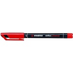 STABILO Алкохолен маркер 0, 4 мм, STABILO "OHPen S", червен 841/40 (841/40)