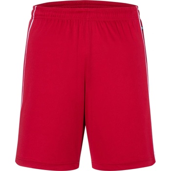 James & Nicholson kraťasy Basic JN 387K Červená/bílá