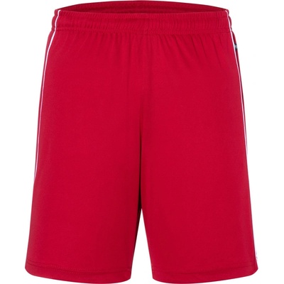 James & Nicholson kraťasy Basic JN 387K Červená/bílá
