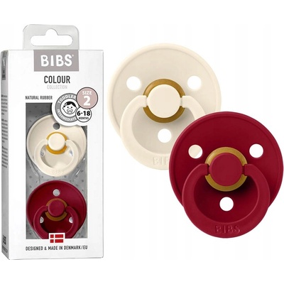 Bibs Colour kaučuk 2ks Ivory Ruby 110264