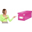 LEITZ Krabice na CD Click & Store, Růžová 60410023