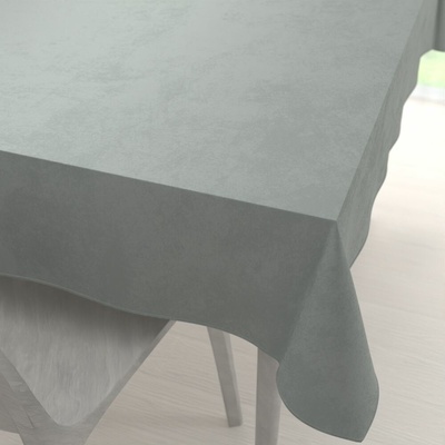 Biante Sametový obdélníkový ubrus Velvet Premium SVP-046 Světle šedý 80x120 cm