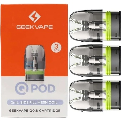 Geekvape Q POD cartridge 0,8 ohm 3 ks