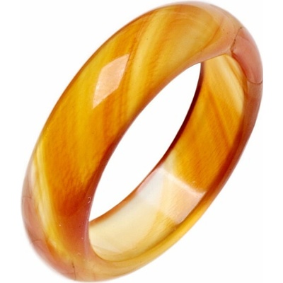 Nefertitis Achát hnědý prsten Kruh NF56875
