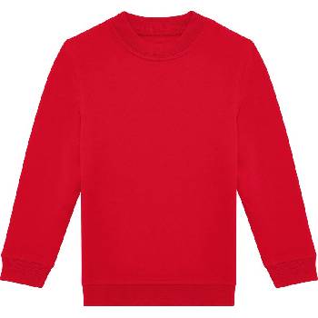 B&C Collection id. 332 crew kids / Детски суитшърт - червен 140 (01k33200464)