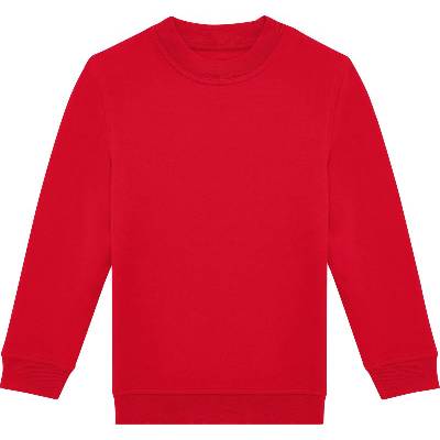 B&C Collection id. 332 crew kids / Детски суитшърт - червен 140 (01k33200464)